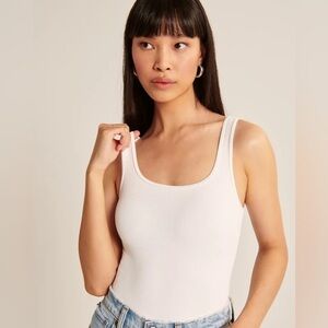 Abercrombie & Fitch Ribbed Scoop Neck Bodysuit - Size XS